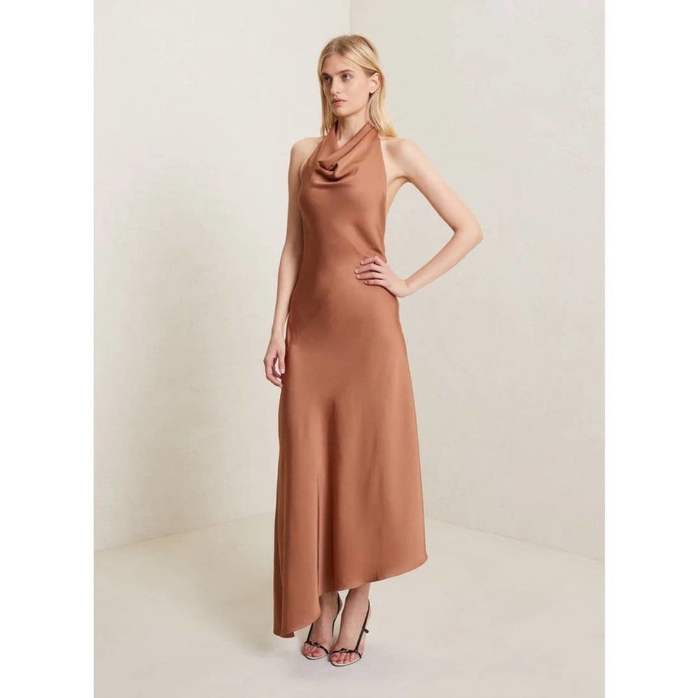 NWOT A.L.C. Claire Cowl Neck Satin Gown
